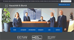 Desktop Screenshot of hauschildtundblunck.de